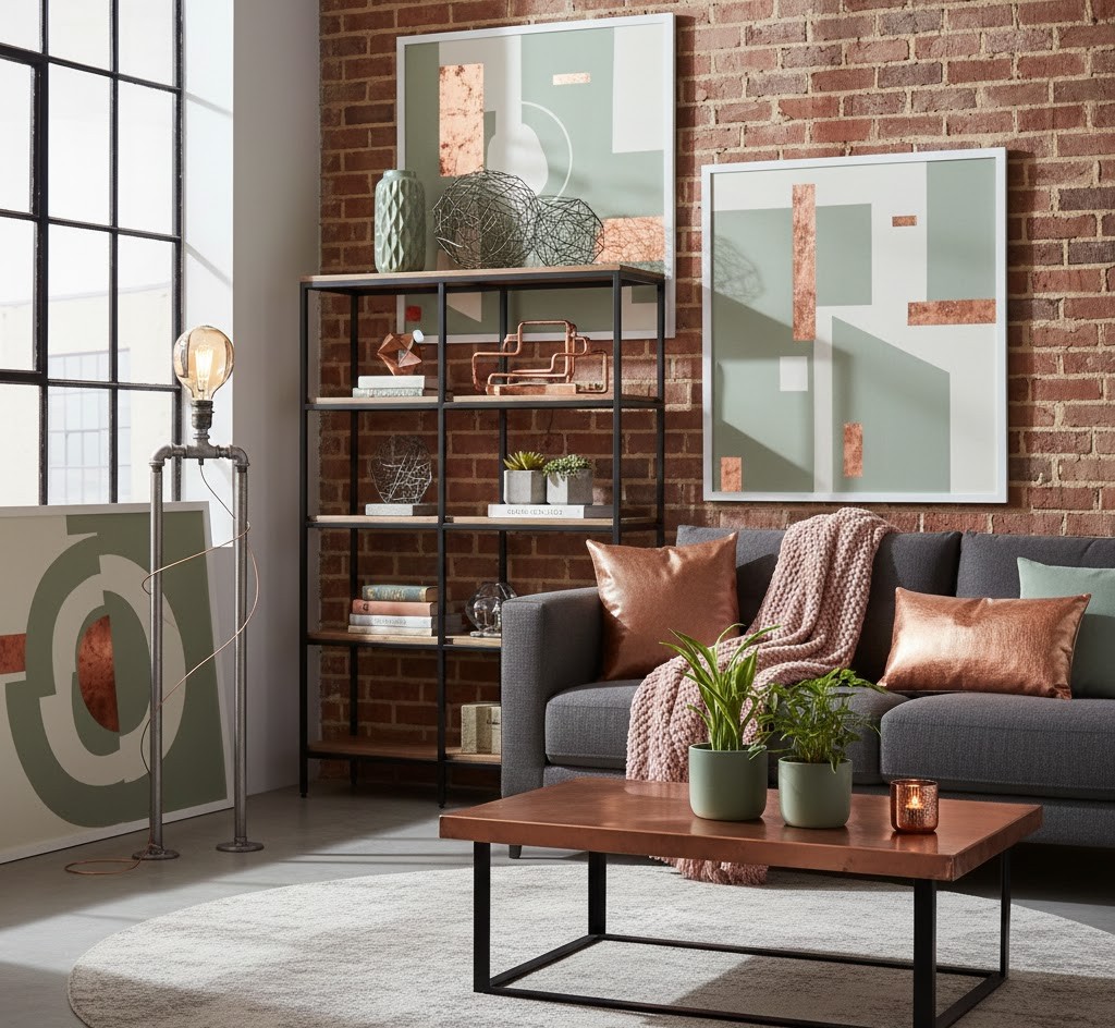 Industrial style decor kit